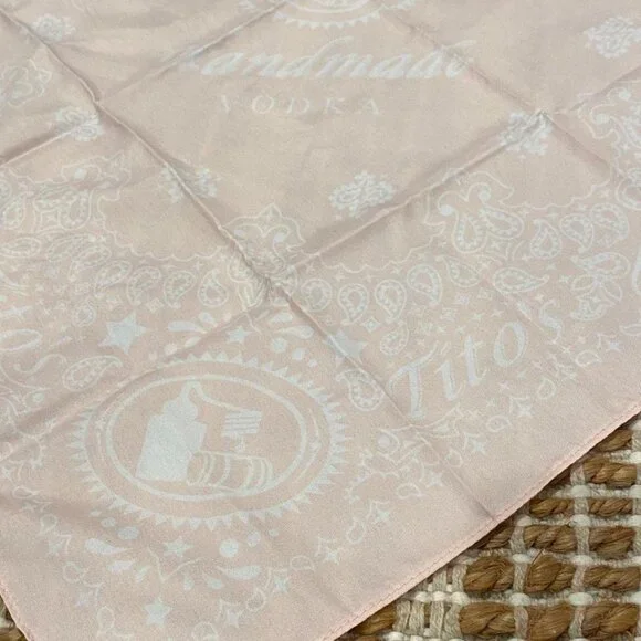 Brand New Tito’s Handmade Vodka Pink Bandana - Picture 3 of 8
